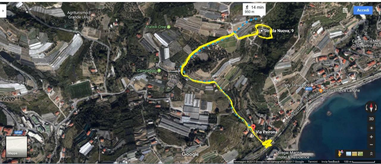 Villa Del Mare Ligure Elvezia 산토스테파노알마레 외부 사진